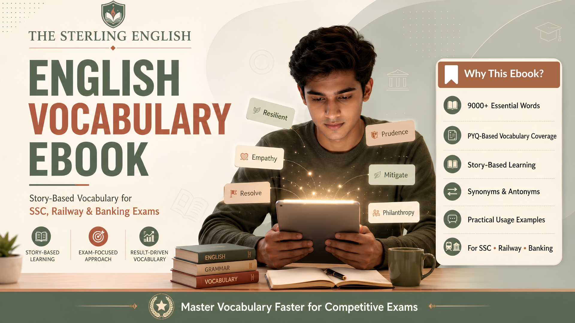 The Sterling English Vocabulary eBook cover preview